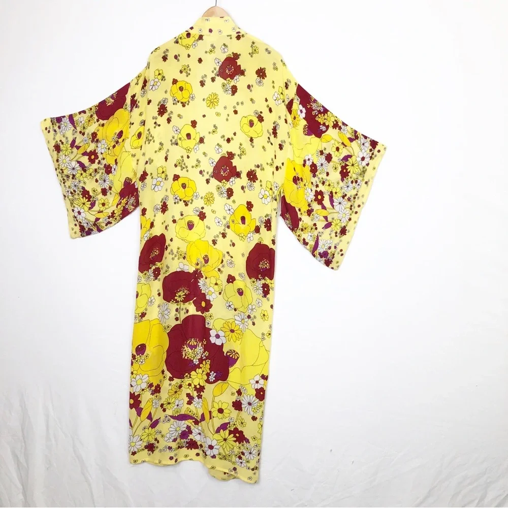 Free People intimately Free People hidden Hill maxi floral kimono - Picture 8 of 11